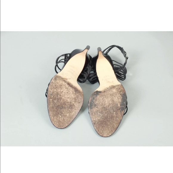 GUCCI Gladiator High Heels Bondage Strappy Leather - Picture 6 of 8